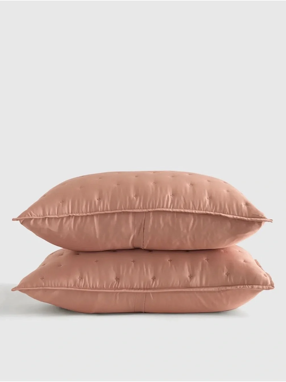 Quince Bamboo Dream Shams in Clay